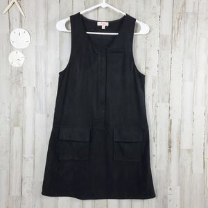 GB Girls Velour Sleeveless Dress Black Size XL
